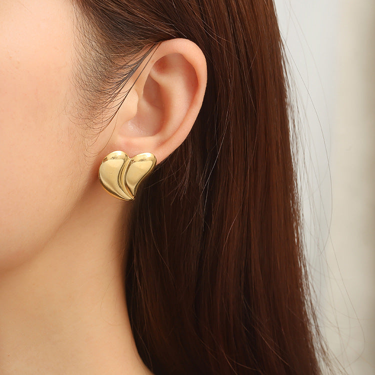 Wholesale  Stainless Steel Earrings  Plated 18K Gold Ear Buckle