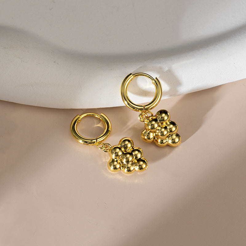 Wholesale Electroplated Stainless Steel Shell Earrings - Boutique Resale Jewelry