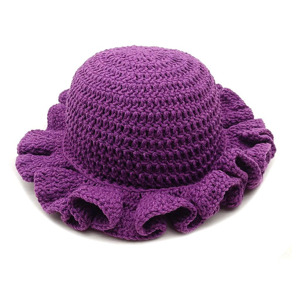 Wholesale  ruffled hat hat hat fashion personality  wool hat