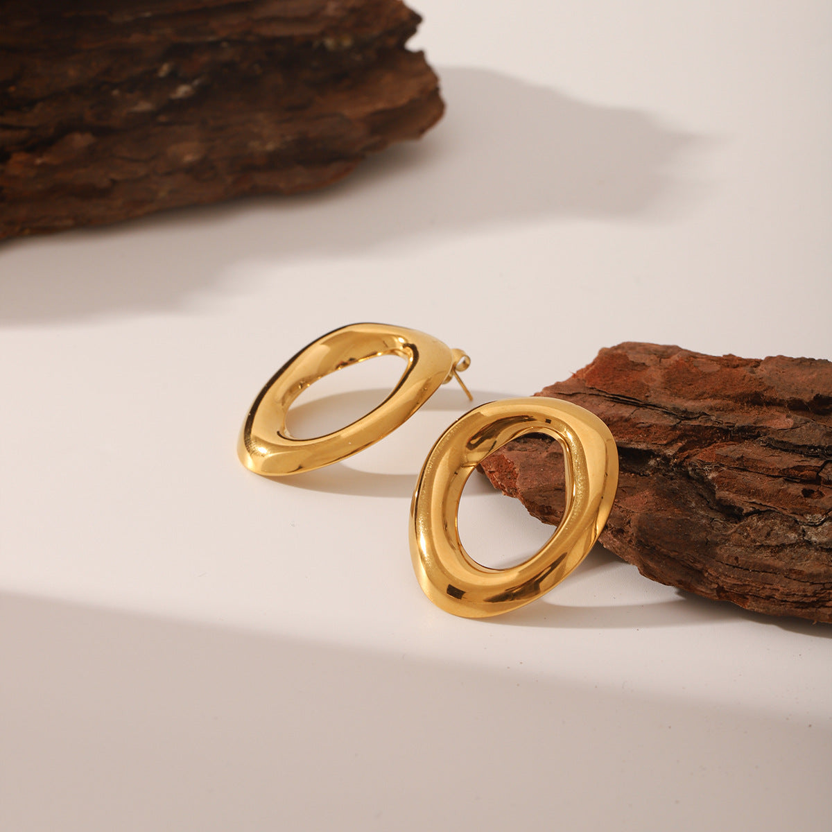 Wholesale  Stainless Steel Geometric Earrings