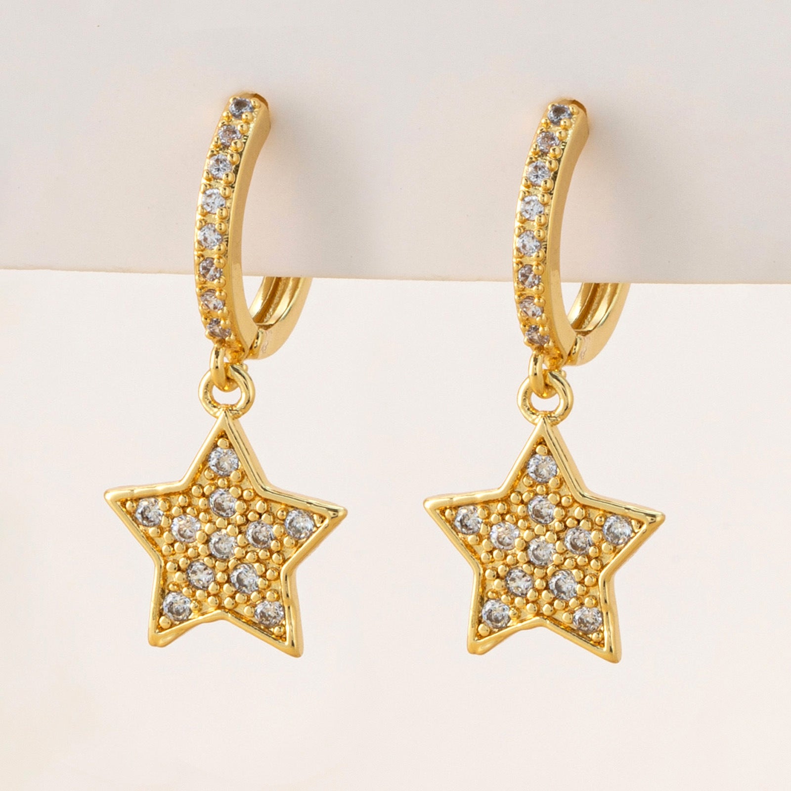 Wholesale Micro-Inlaid Zirconia Cross Bow Earrings ACC-ES-SY001