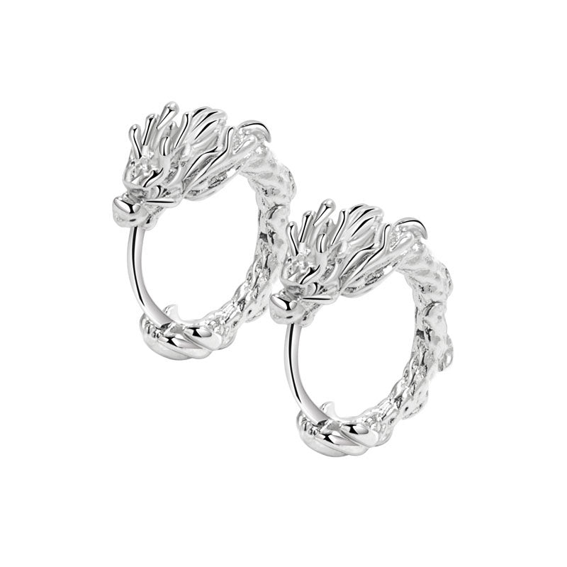 Wholesale Animal Year Earrings Dragon Pattern Wrapped Earrings ACC-ES-YJY001