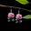 Wholesale acrylic rose women's earrings