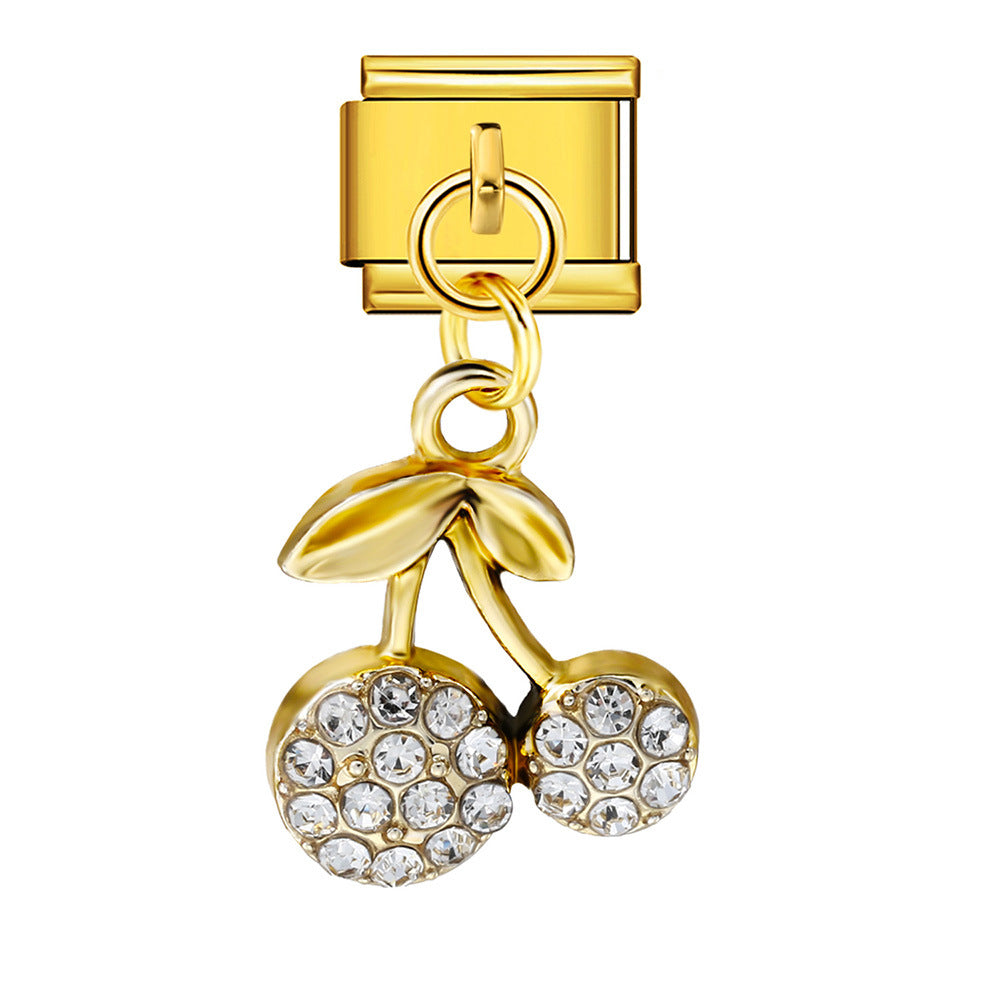 Wholesale Italian Charm Bracelet 9mm DIY Marine life Creative Stainless Steel Composable Bracelet