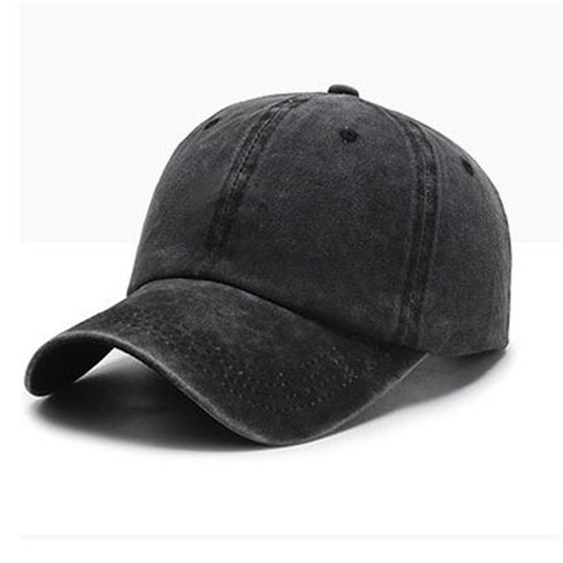 Wholesale Washed Pure Cotton Solid Color Light Plate Baseball Cap