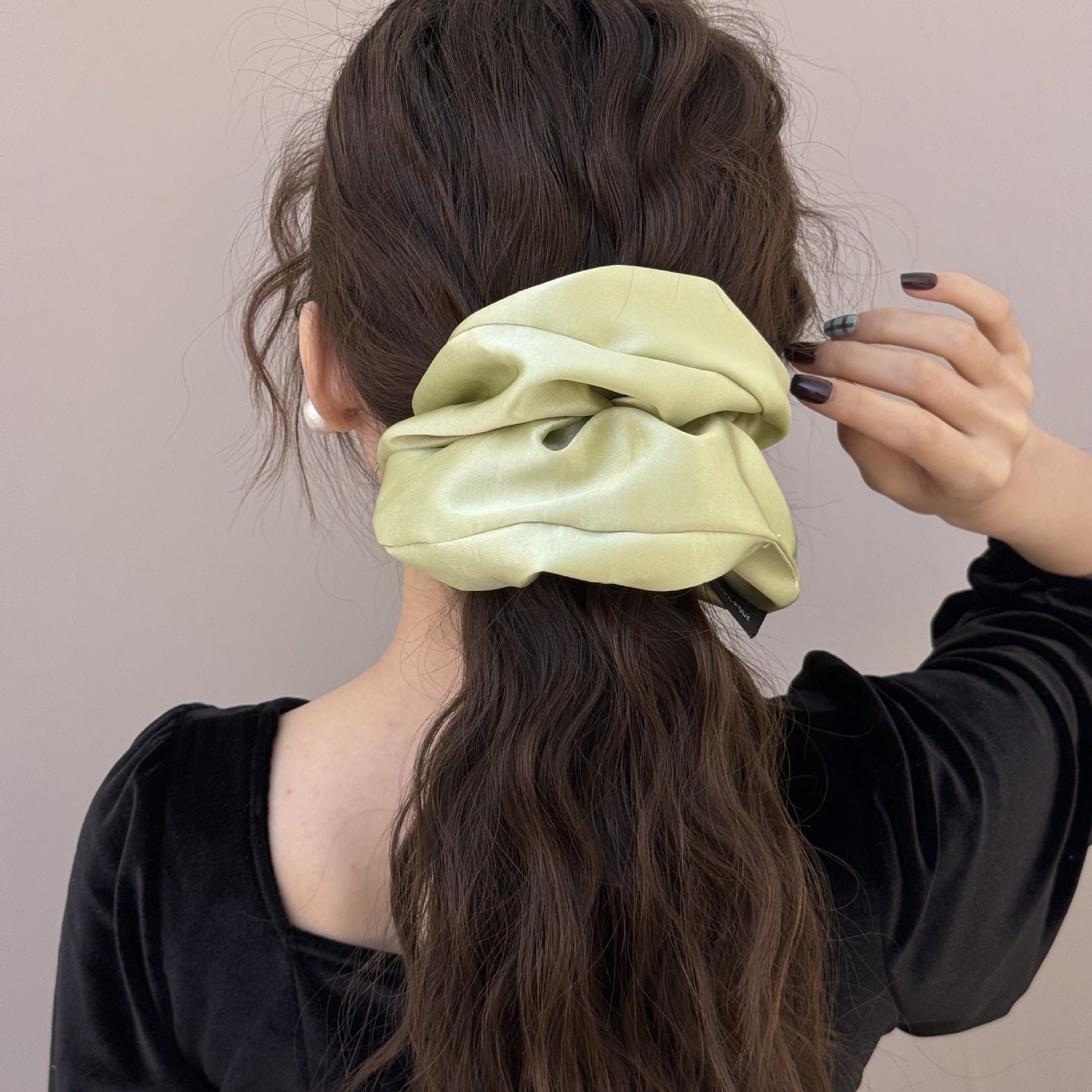 Wholesale green vintage hair band rubber band hair band