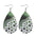 Wholesale St. Patrick's Day Gradient Four-leaf Clover Earrings