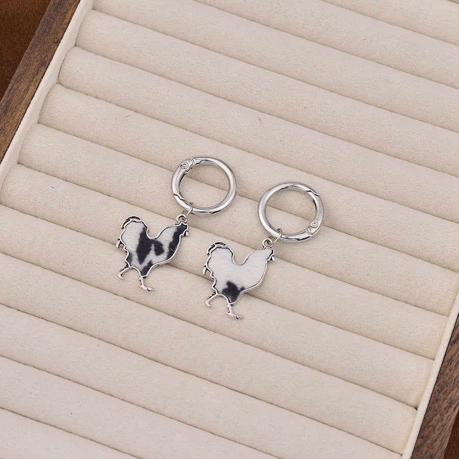 Wholesale rooster decorative shoe buckle