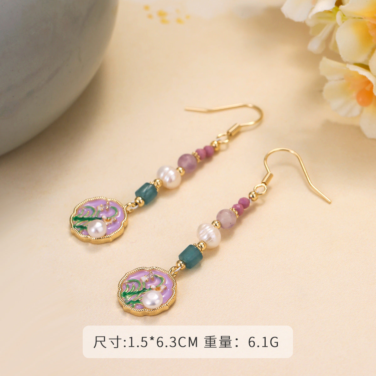 Wholesale  Antique Necklace  Light Luxury Niche Jewelry suit