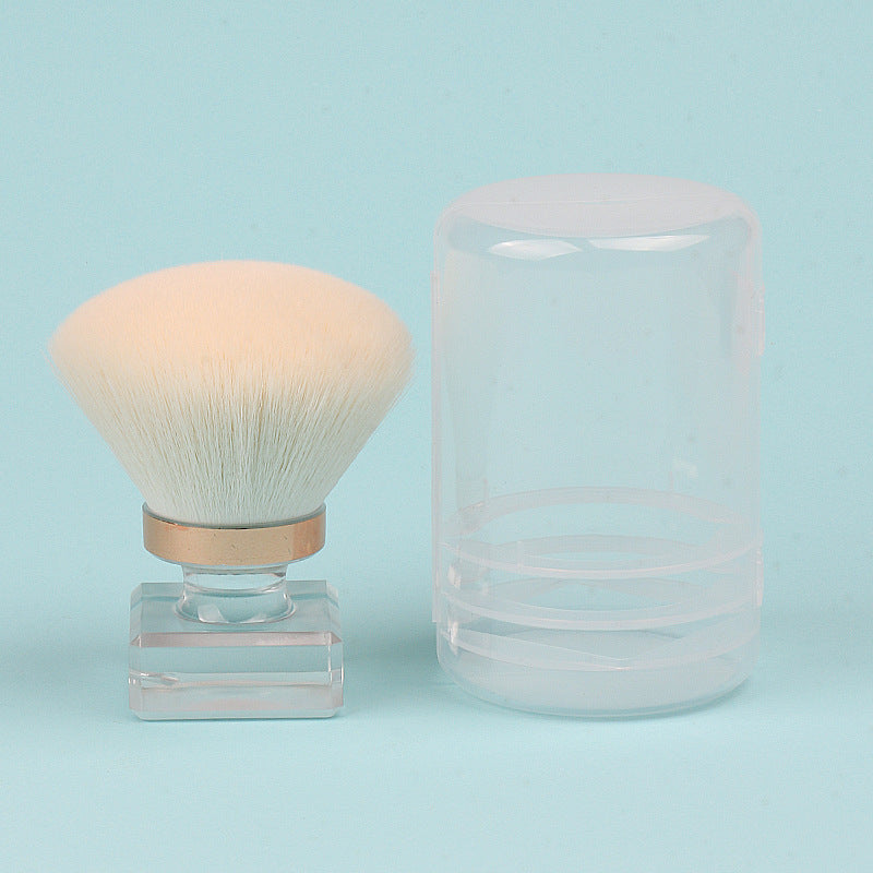 Wholesale Mushroom Head Dust Brush Portable Transparent Base Loose Powder Brush ACC-MB-Juka003