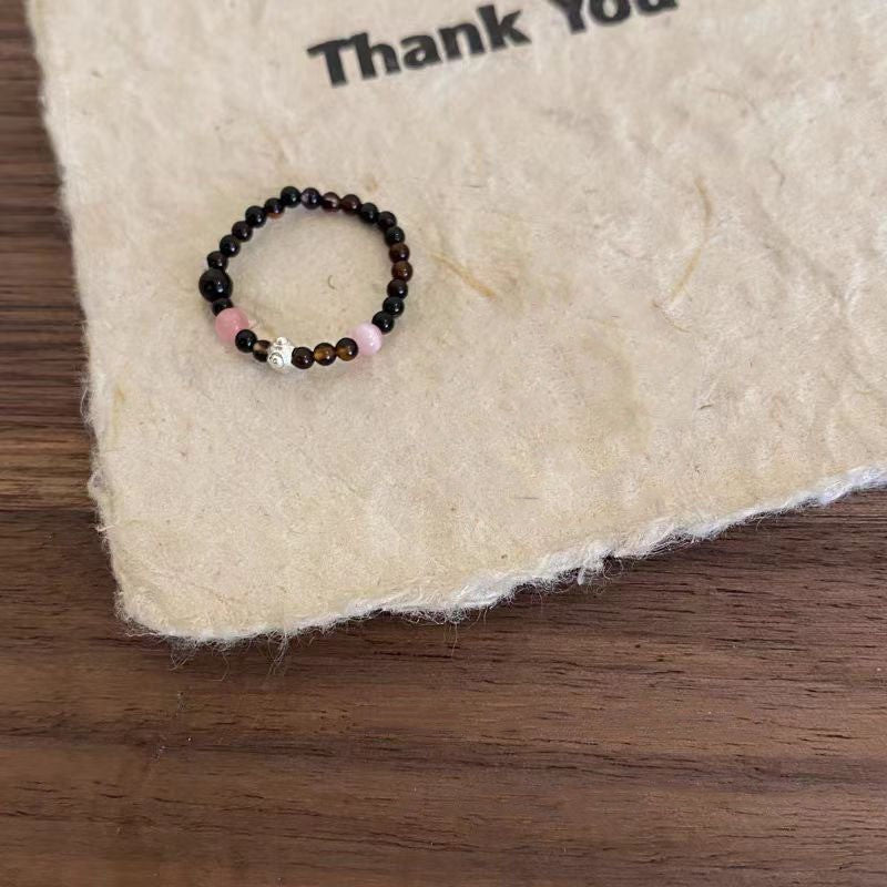 Wholesale Acrylic Flower Ring in Violet Purple - Fashion Accessory for Women,  Cute Stackable Ring,  Boutique Resale Jewelry