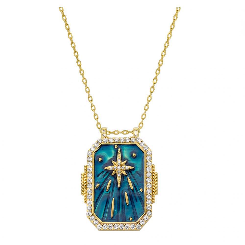 Wholesale Desert Wind Tarot Sun Moon Necklace ACC-NE-XuanChi004