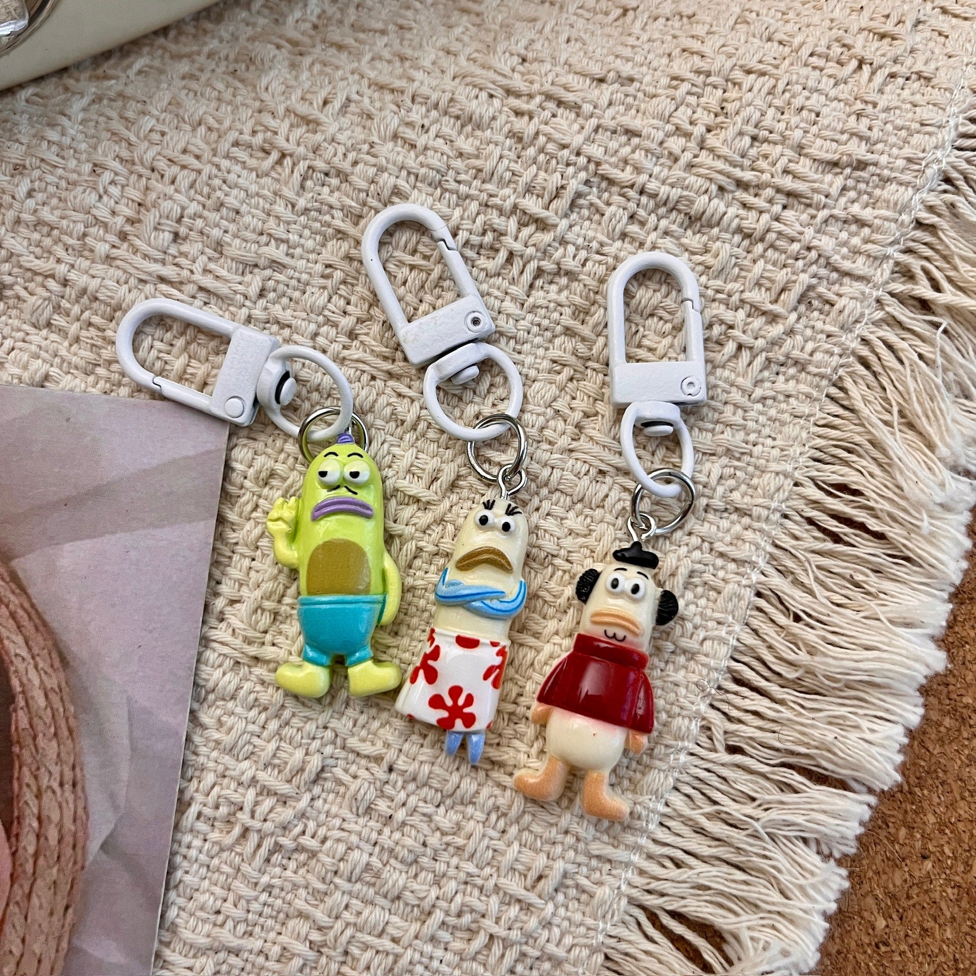 Wholesale Cartoon Quirky Fish Keychain Bag Charm Decorative Accessory Gift