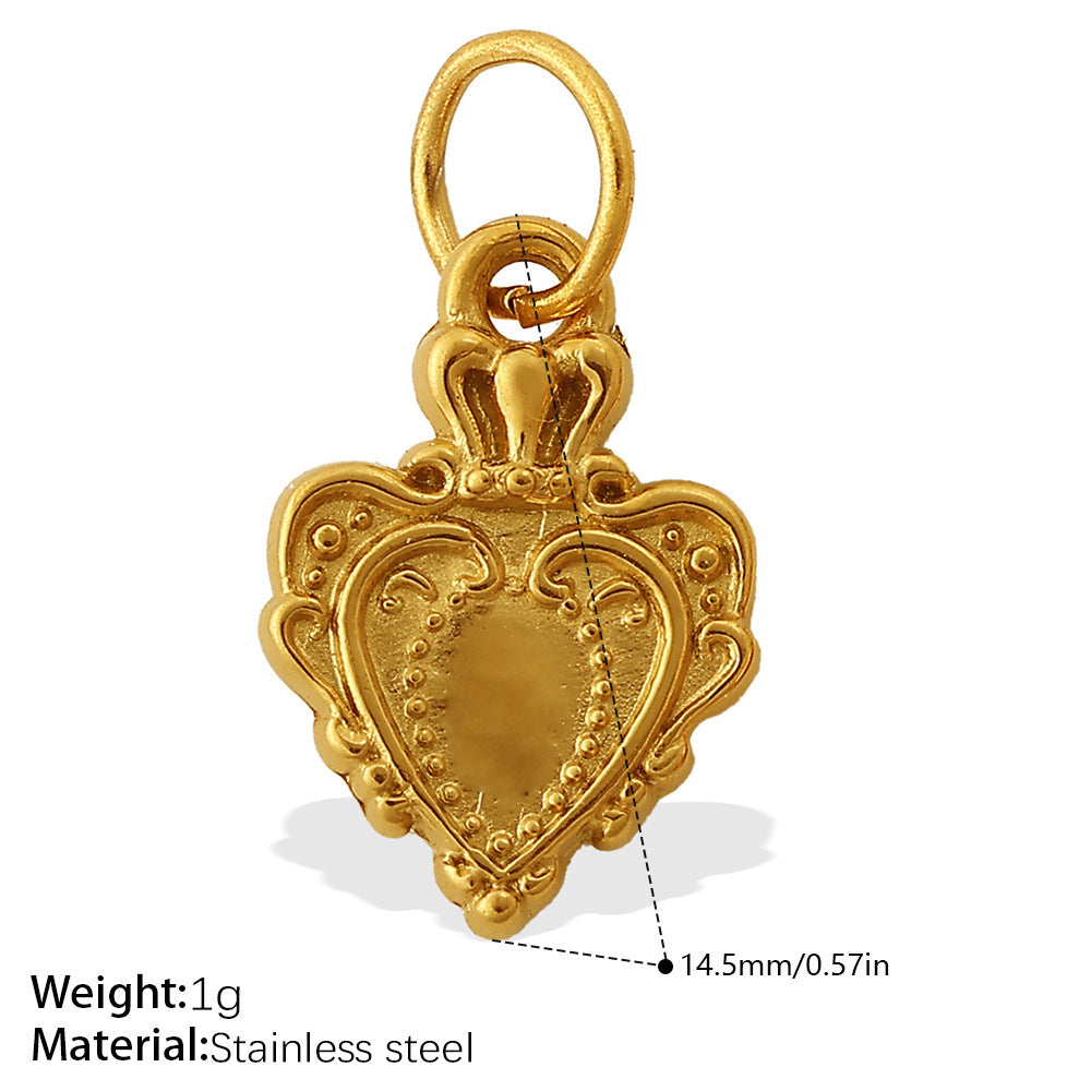 Wholesale Jewelry with Heart Design Stainless Steel,  Diy-Friendly Necklace and Bracelet for Girls and Boys