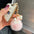 Wholesale Cute Rabbit Fur Ball Plush Keychain