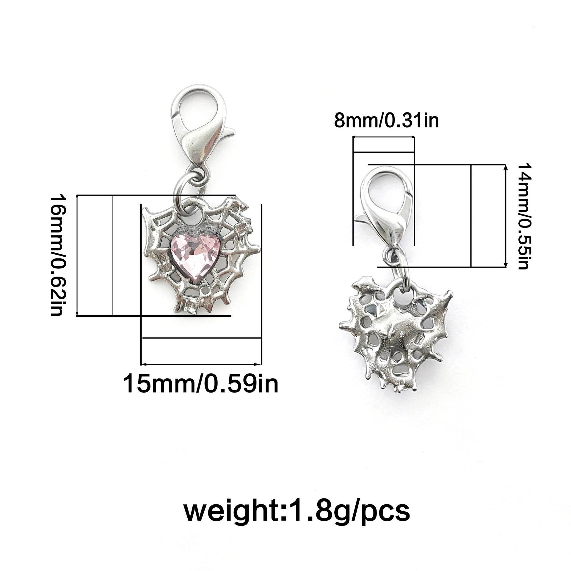 Wholesale Star moon  heart smiley face diamond pendant