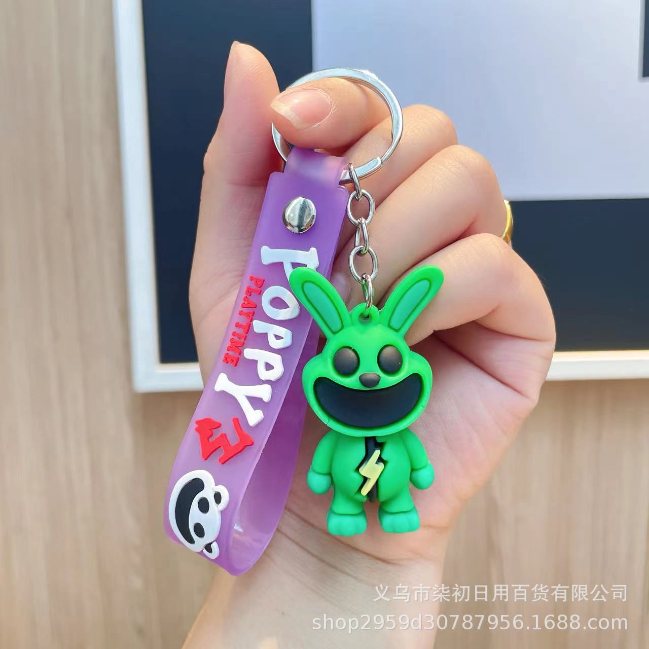 Wholesale Cartoon Cute Silicone Keychains ACC-KC-Qichu005