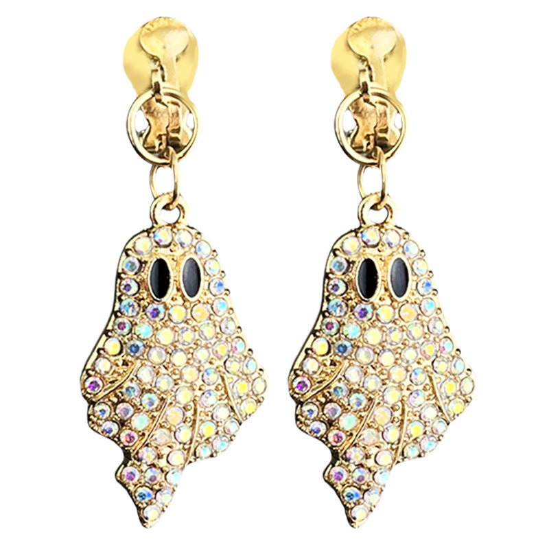 Wholesale 2 pairs/pack Halloween Ghost Pumpkin Earrings