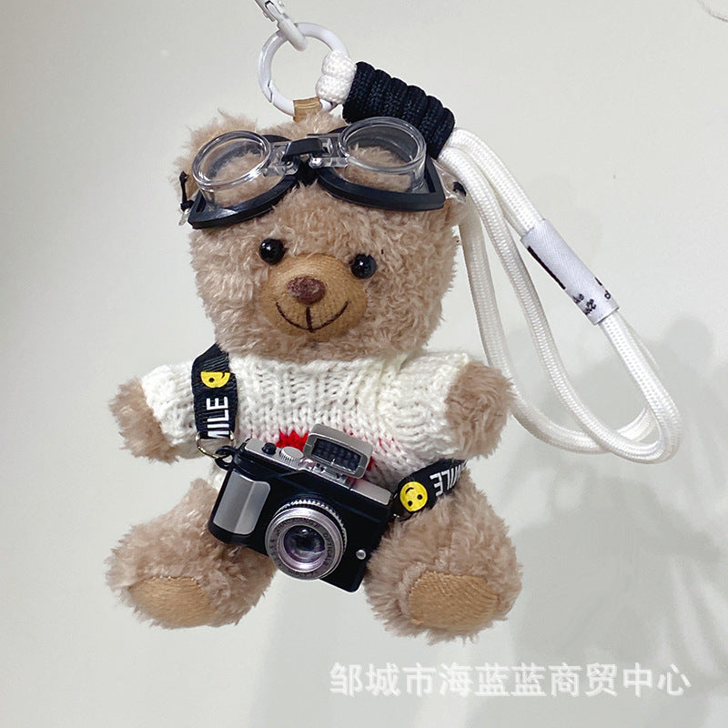 Wholesale  Heart Blush Cat Plush Keychain