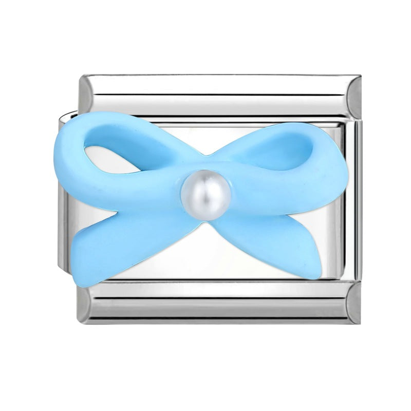 Wholesale Italian Charm Bracelet 9mm DIY Splicing Cute Creative Stainless Steel Composable Bracelet