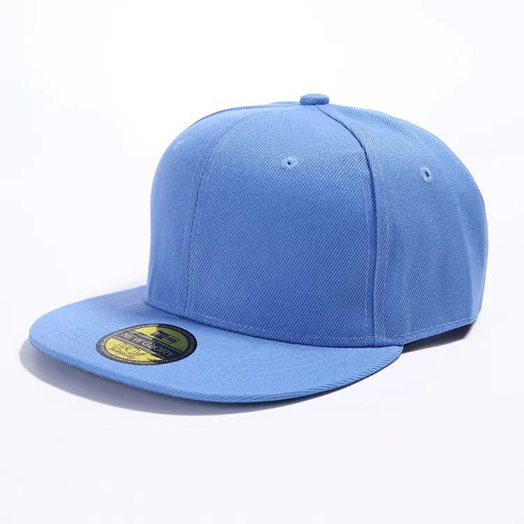 Wholesale Fashion Six Panel Hard Top Flat Brim Hip Hop Baseball Cap Unisex Streetwear Summer Casual Hat