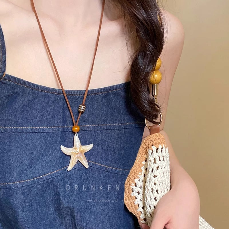 Wholesale  Natural Stone Shell Necklace
