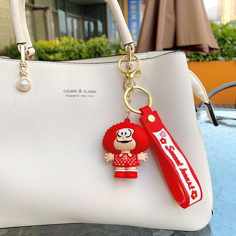 Wholesale Cartoon Cute Silicone Keychain ACC-KC-Lanb006
