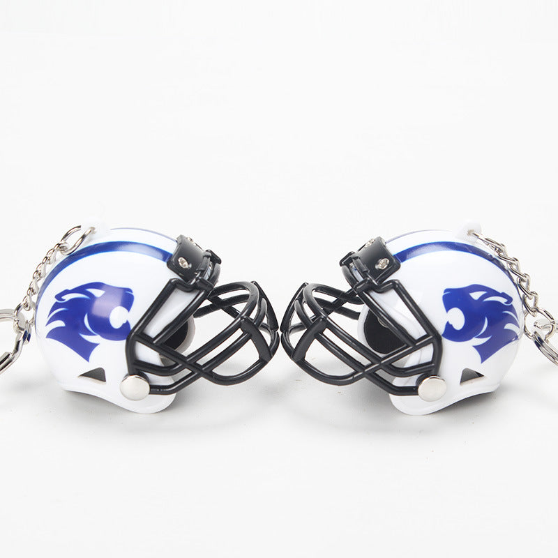 Wholesale  Rugby Mini Helmet Keychain