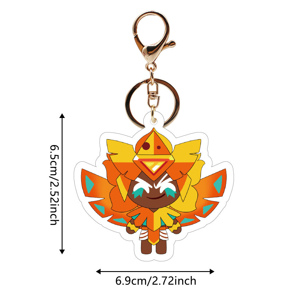 Wholesale  Cookie Acrylic Keychain  ACCVIP