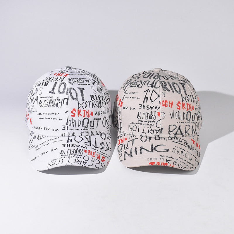 Wholesale Chinese Style Graffiti Baseball Cap Unisex Adjustable Summer Sun Protection For Resale