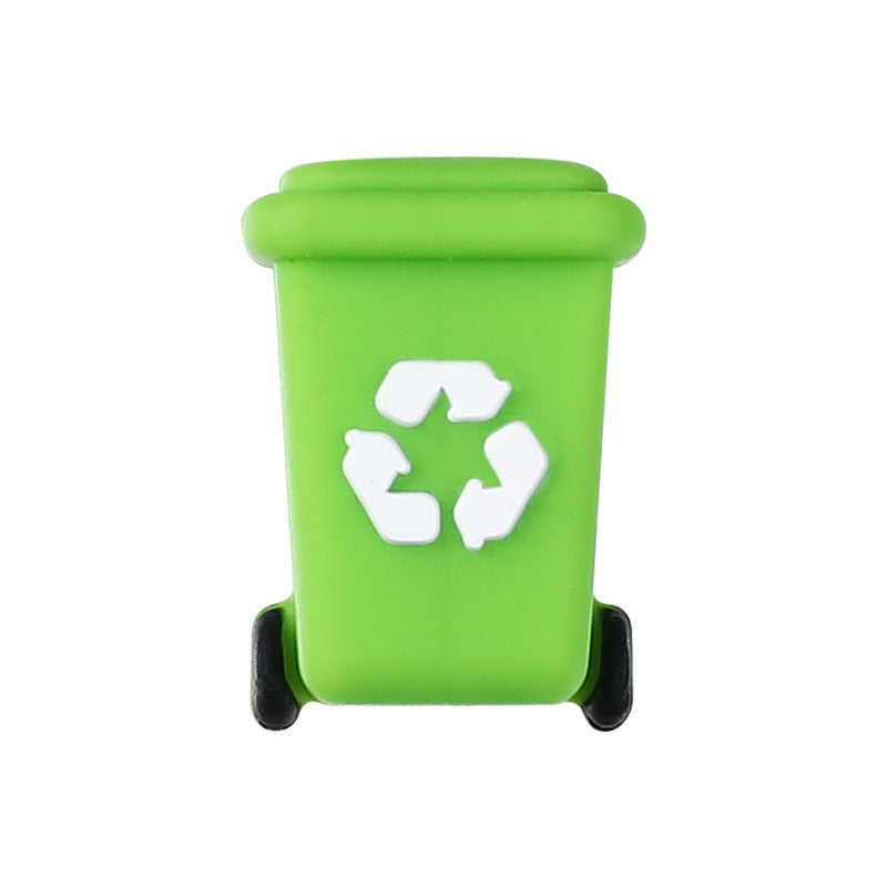 Wholesale 20pcs Trash Can Focal Beads DIY Bead Accessories