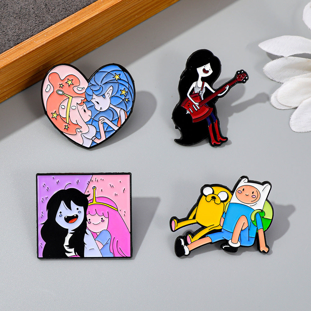 Wholesale Cute cartoon metal brooch