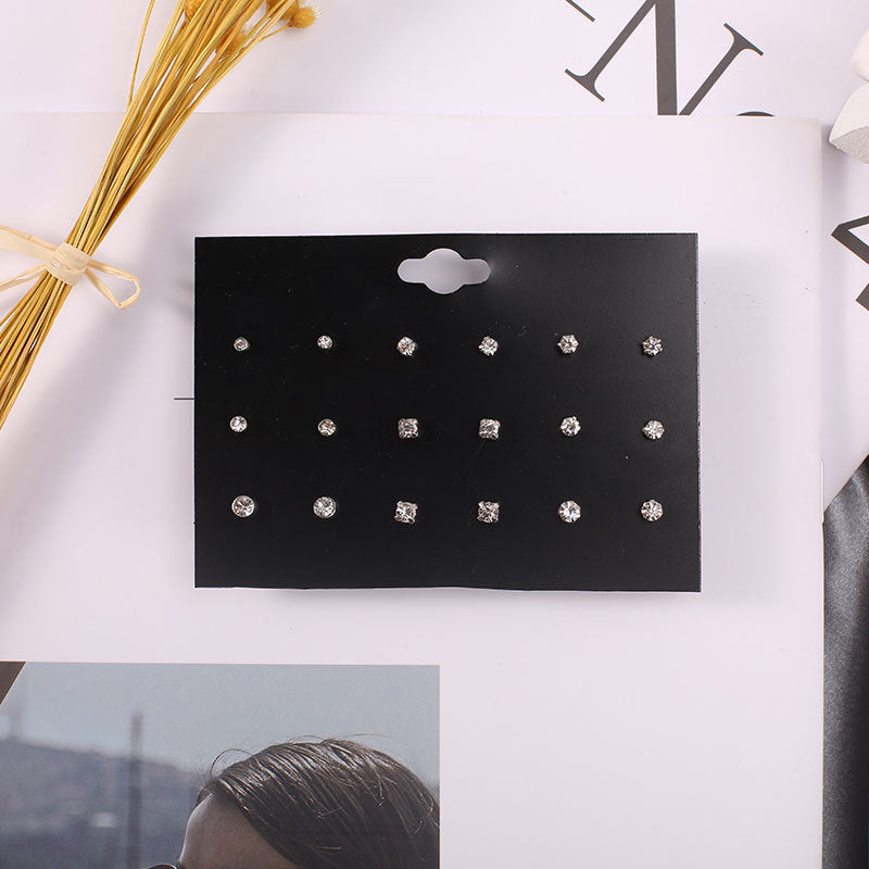 Wholesale Alloy 9 pairs/ set earrings set