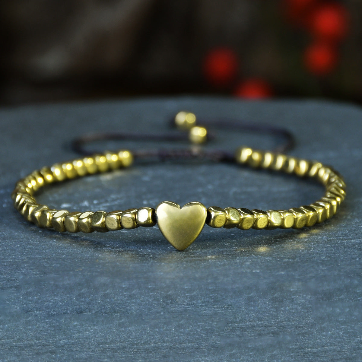 Wholesale  Cross Gold Bead Bracelet Stacked Style Fashion Accessory for Everyday Wear