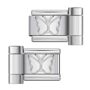 Wholesale 5pcs multi-size watch band connector italian module bracelet