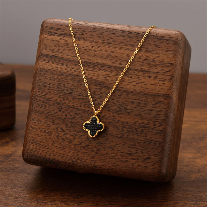 Wholesale Titanium Steel Luxury Necklace ACC-NE-Quanx001