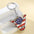 Wholesale  Independence Day American Flag Butterfly Eagle Key Pendant Car Keychain