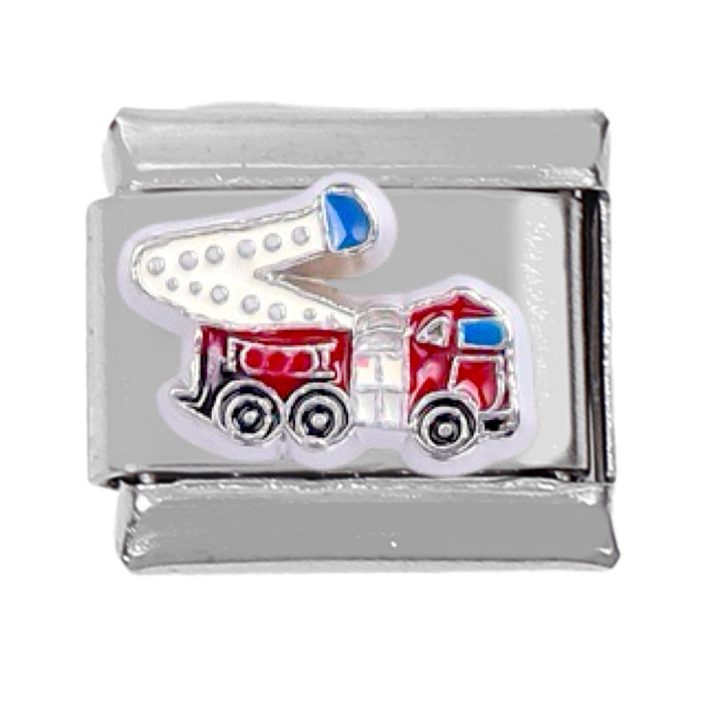 Wholesale 5pcs Italian Charm Bracelet Charm Module Stainless Steel Car Airplane Bracelet 9mm DIY Pattern Free Stitching Detachable Composable Bracelet ACC-BT-DaLiang020