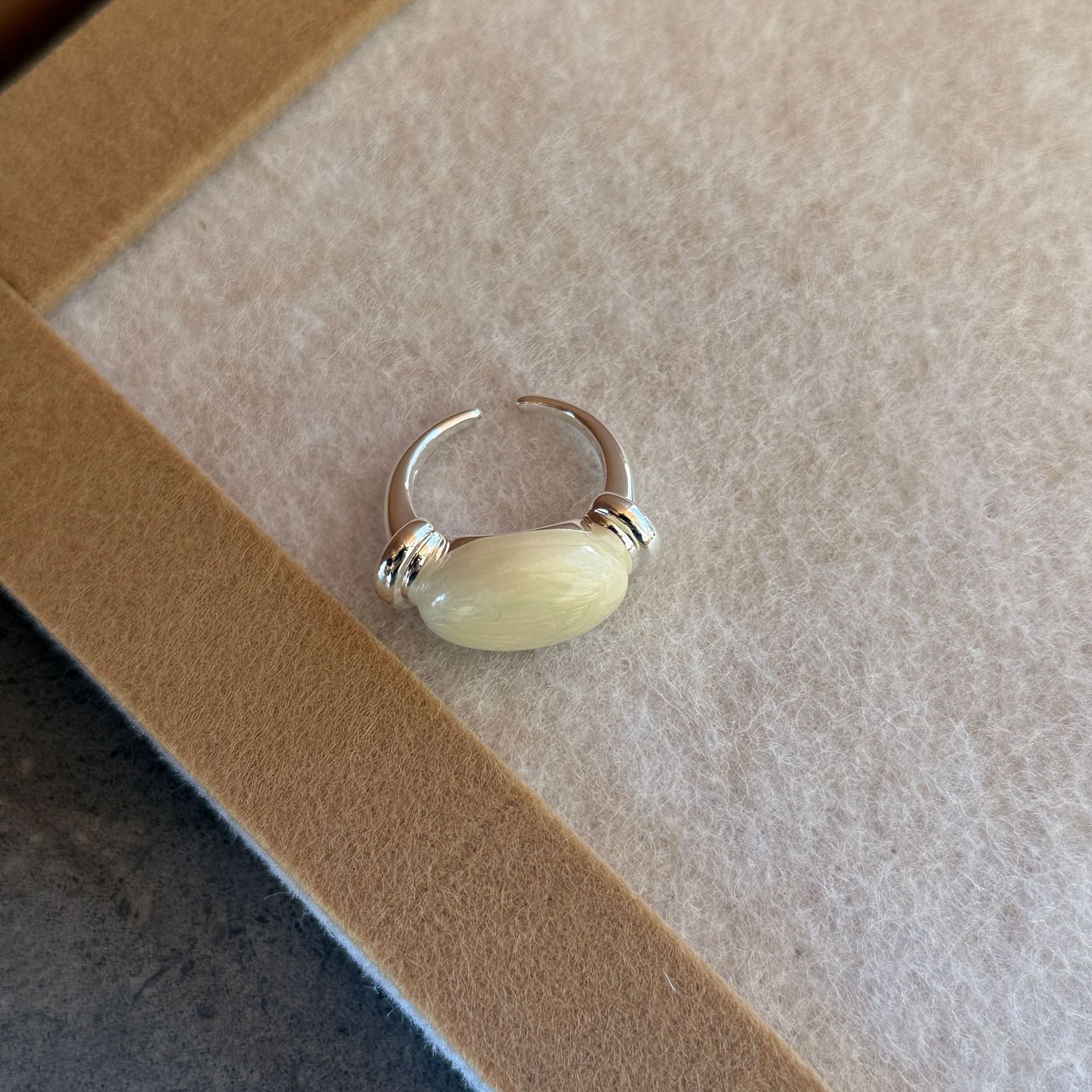 Wholesale Oval Drip Oil Finish Ring Trendy Fashion Accessory for Everyday Wear and Gift