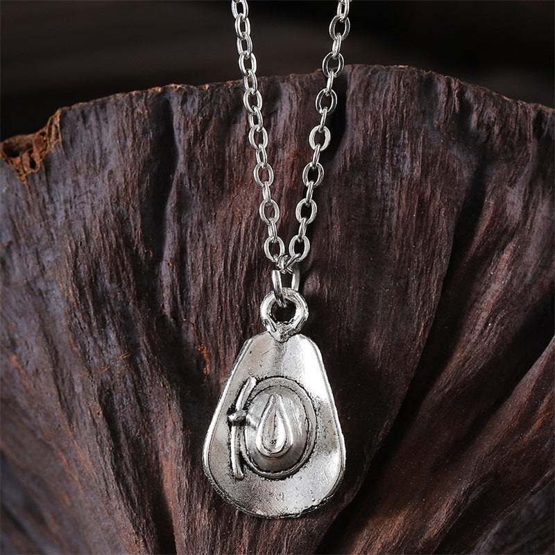 Wholesale  Western Cool Punk Denim Style Necklace