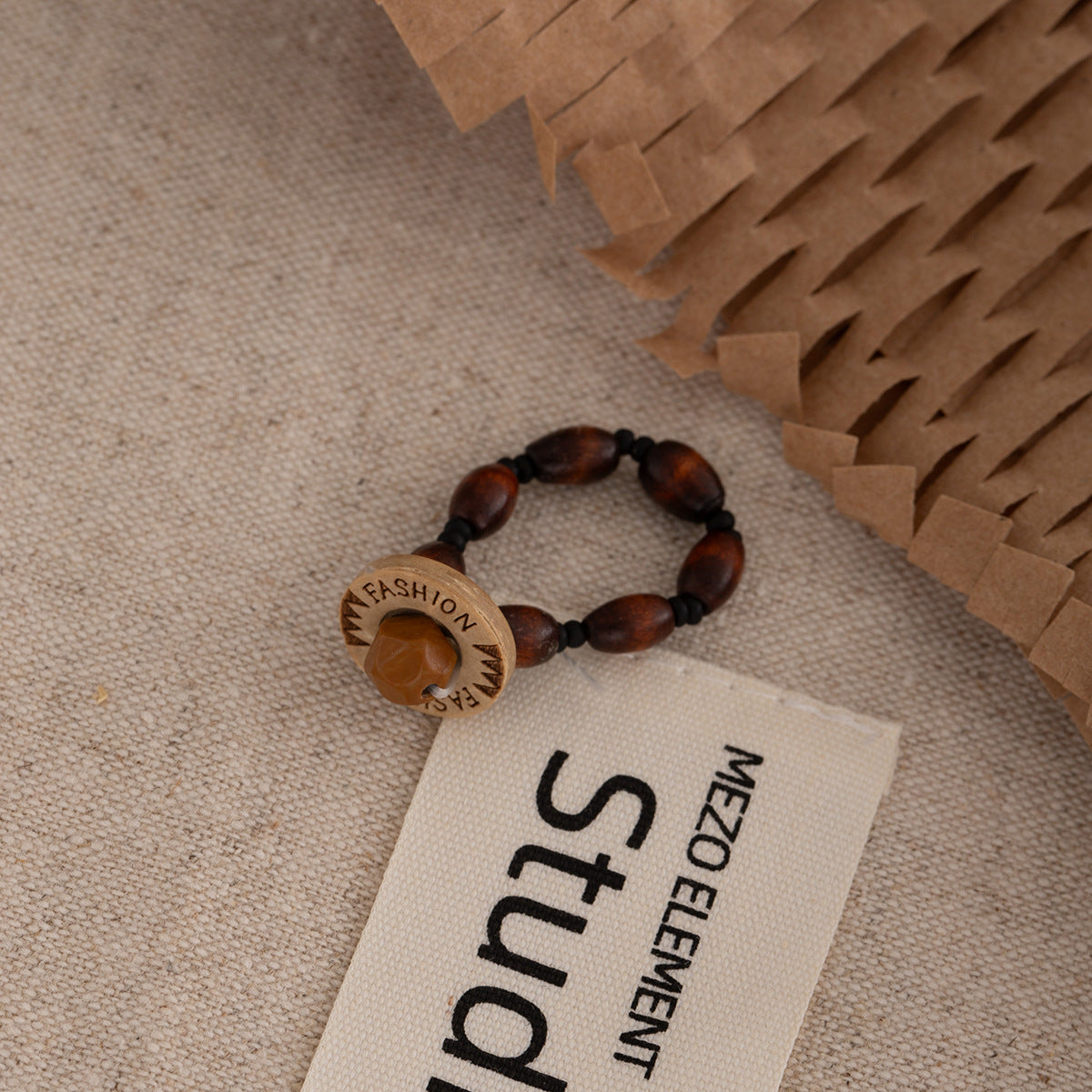 Wholesale Beads Vintage Button Ring