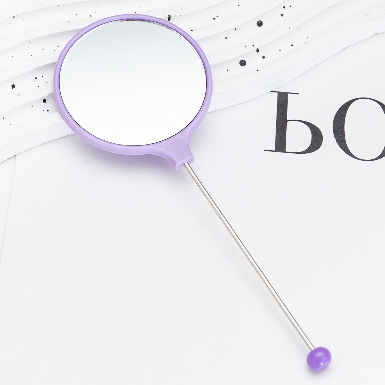 Wholesale Beadable Mini Mirror DIY Beaded Handheld Mirror ACC-MR-HuaH001