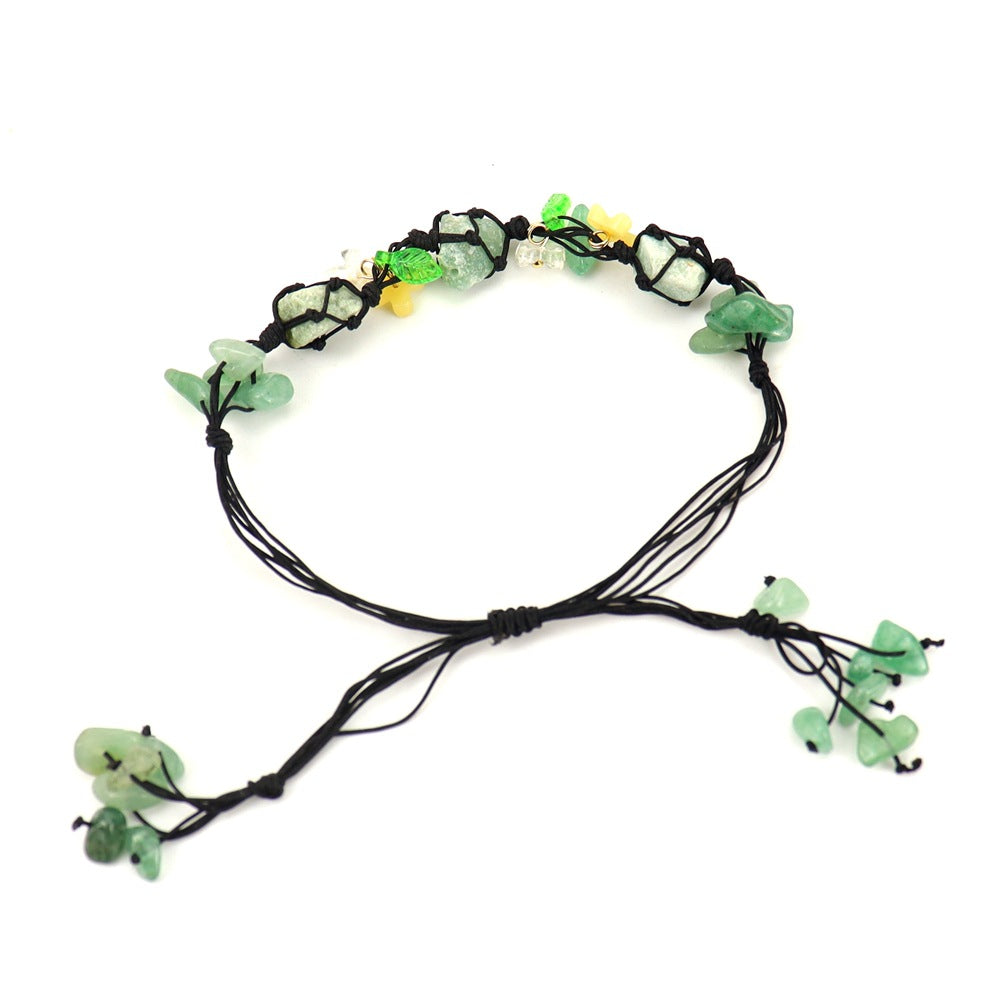 Wholesale Handmade Crystal Macrame Bracelet Geometric Design Unisex Jewelry Gift