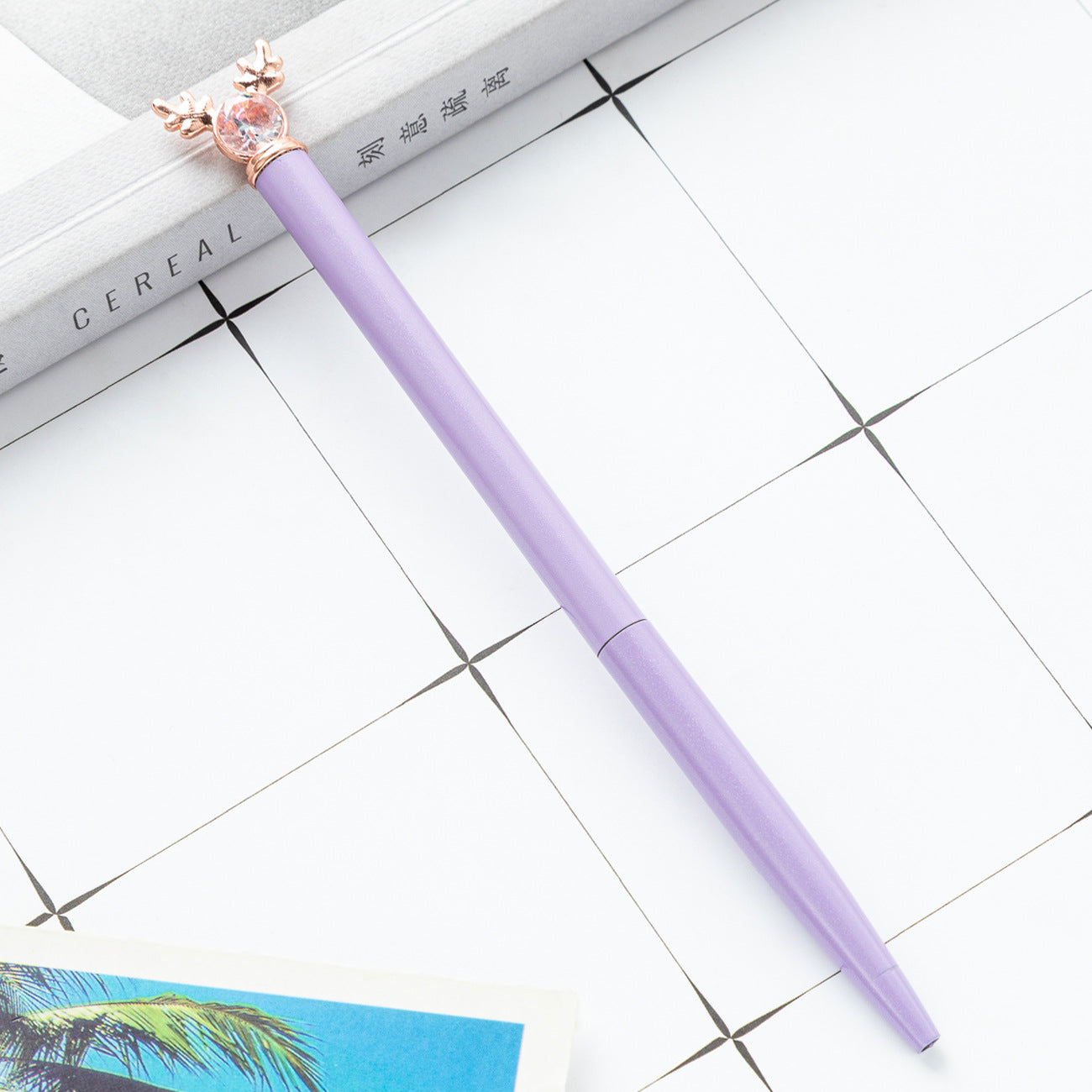 Wholesale Creative Cartoon Deer Head Style Pen  Ballpoint Pen