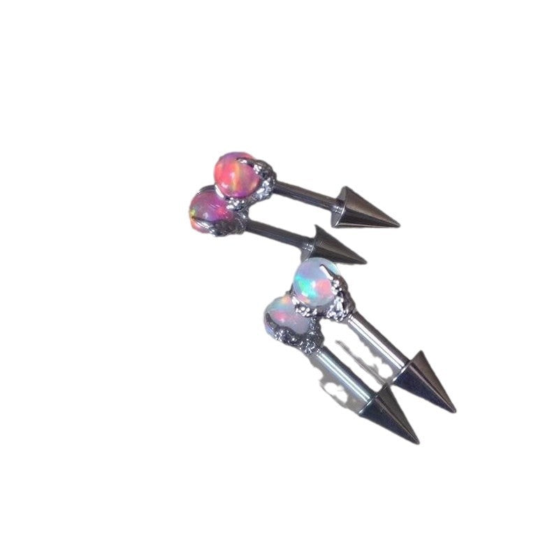 Wholesale Contrast Color Dragon Claw Deviruchi Ear Nail Earrings