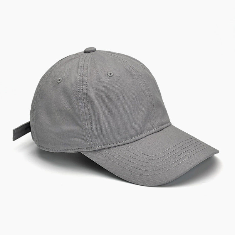 Wholesale  cotton deepened increase cap soft top curved eaves light plate baseball cap