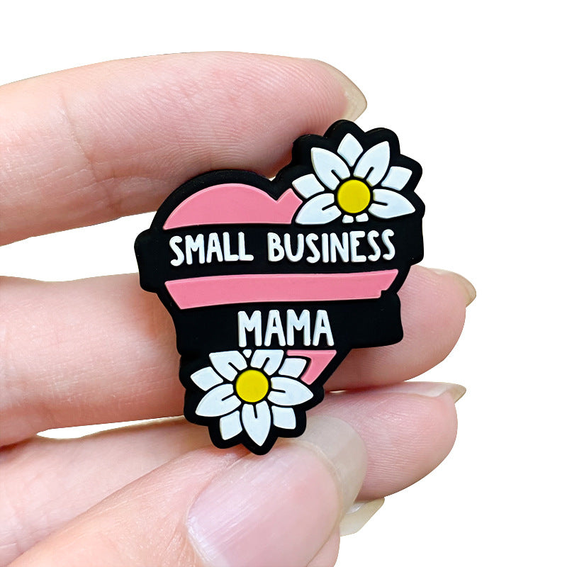 Wholesale 10pcs Silicone Cartoon White Sunflower Focal Beads ACC-BDS-WDX113