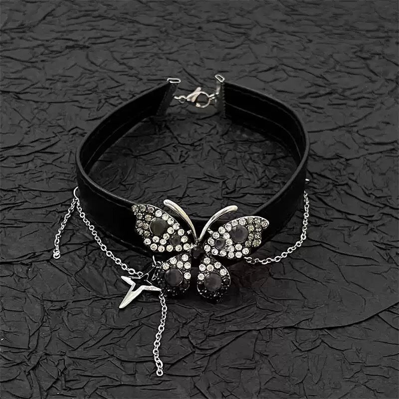 Wholesale Purple Butterfly Necklace