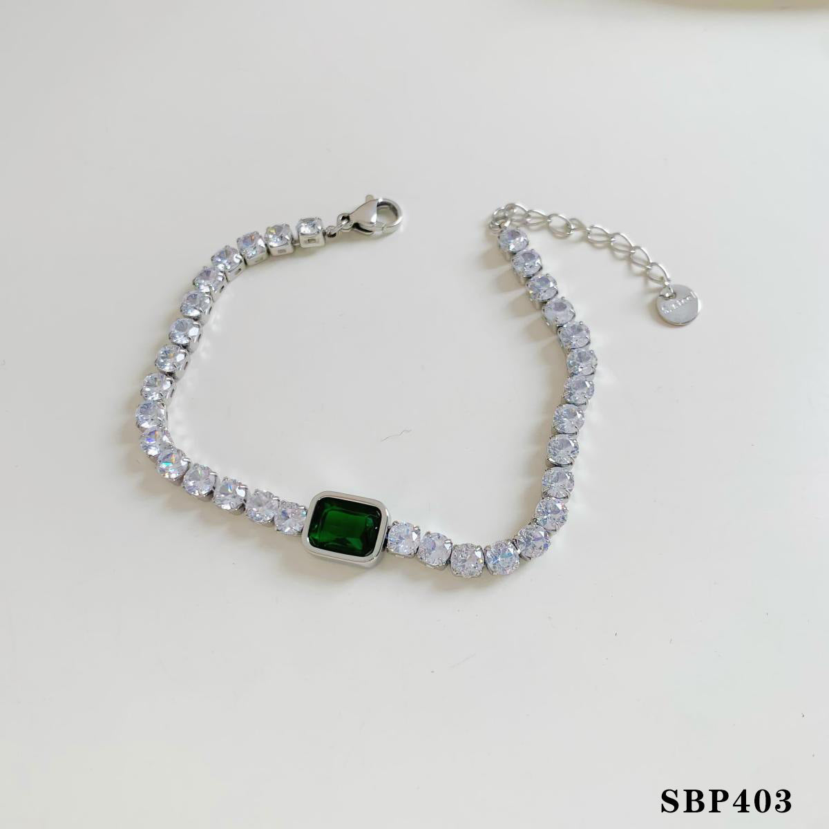 Großhandel mehrschichtiges Armbandanzug Edelstahl Eingelegtes Zirkonarmband