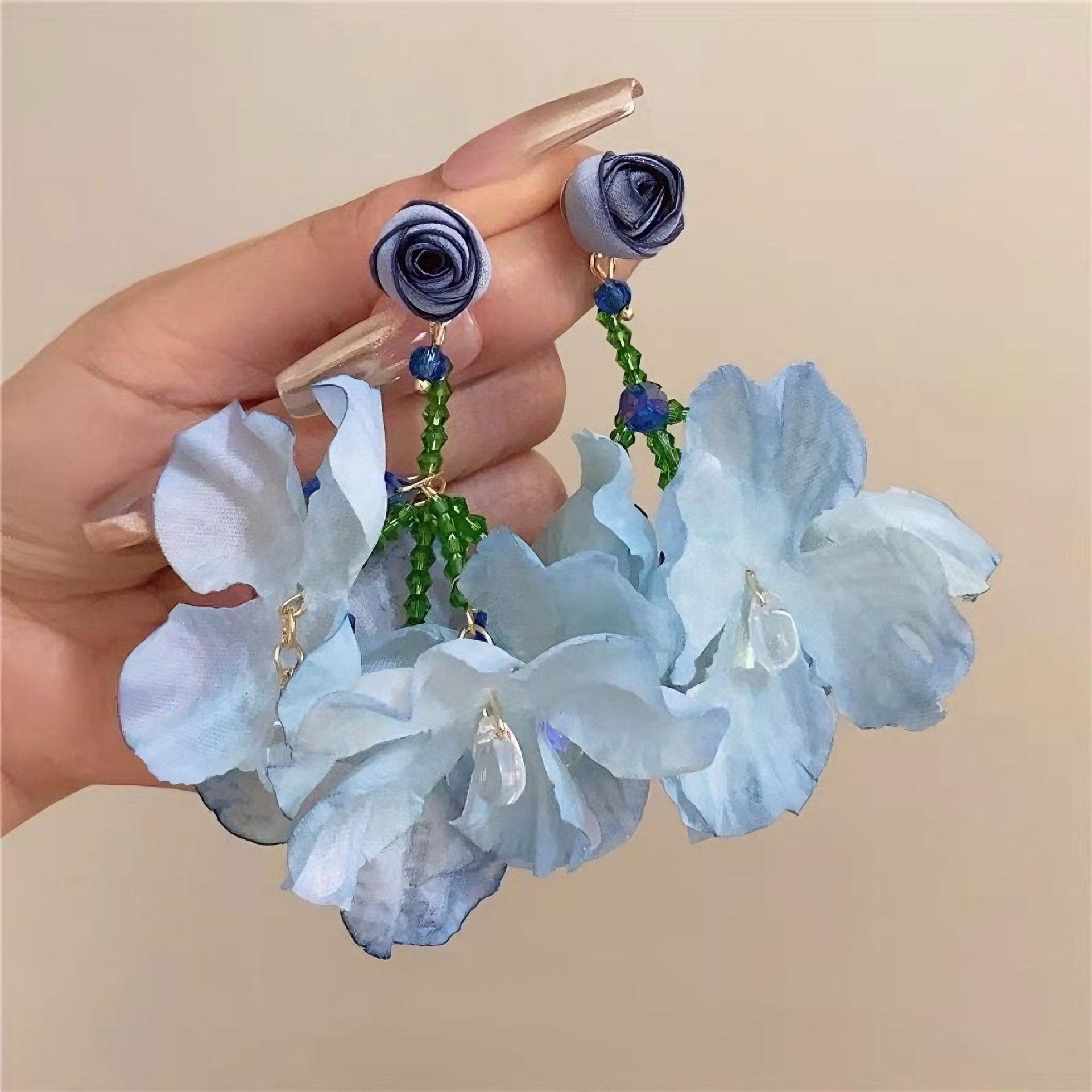 Wholesale  Colorful Flower Earrings